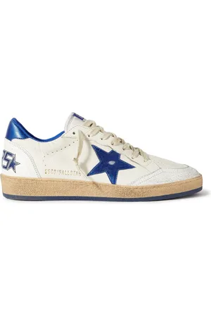Golden Goose Ball Star Distressed Leather Sneakers - Men - - EU 39