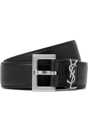 Saint Laurent 3cm Full-Grain Leather Belt - Men - - EU 80