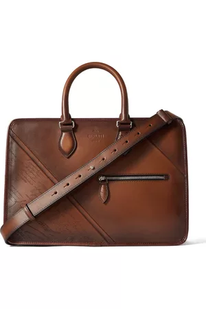 Berluti Un Jour Mini Scritto Leather Briefcase - Men