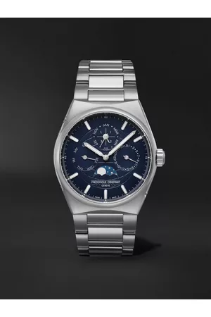 Frederique Constant Highlife Automatic Perpetual Calendar Moon-Phase 41mm Stainless Steel Watch, Ref No. FC-775BL4NH6B - Men