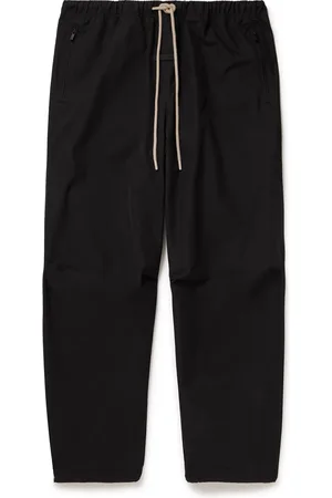 FEAR OF GOD ESSENTIALS, Logo-Appliquéd Cotton-Blend Jersey Sweatpants, Men, Black, XXS