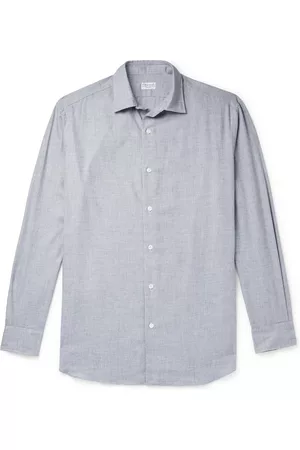 Neighborhood Chopped bandana-print Cotton Shirt - Men - Gray Casual Shirts - S