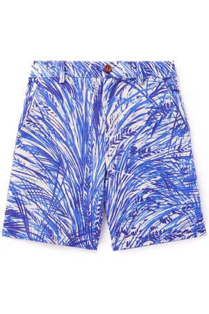 Loro Piana Loris Printed Linen Bermuda Shorts - Men - - Age 4