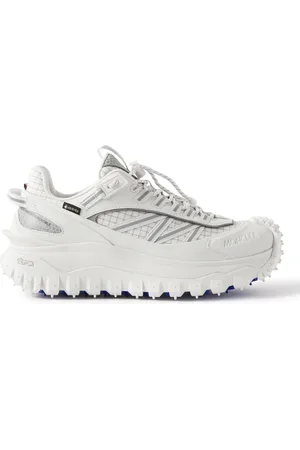 Moncler Trailgrip GTX Leather-Trimmed Mesh and Canvas Sneakers - Men - - EU 45