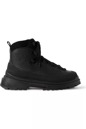 Canada Goose Journey Rubber and Nubuck-Trimmed Full-Grain Leather Hiking Boots - Men - - US 7