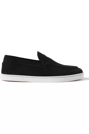 Christian Louboutin Varsiboat Logo-Embossed Suede Loafers - Men - - EU 40