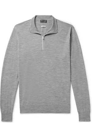 Crown Stretch Cotton and Modal-Blend Half-Zip Sweatshirt