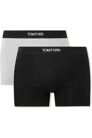 Tom Ford Two-Pack Stretch-Cotton Jersey Boxer Briefs - Men - - XXL