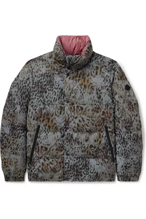 Moncler 2 Moncler 1952 Reflective Reversible Cheetah-Print Shell Down Jacket - Men - - 2