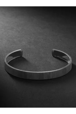 Buccellati Macri Blackened White Gold Cuff - Men - - XL