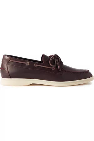 Loro Piana Leather Boat Shoes - Men - - EU 42