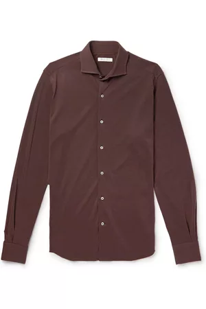 Loro Piana Andrew Wool-Piqué Shirt - Men - - XL