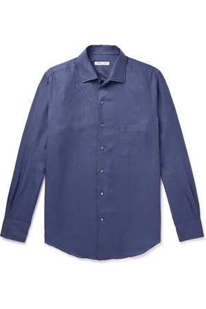 Loro Piana Arizona Linen Shirt - Men - - L