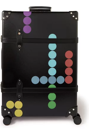 Globetrotter Dr. No Printed Large Check-In Leather-Trimmed Trolley Suitcase - Men
