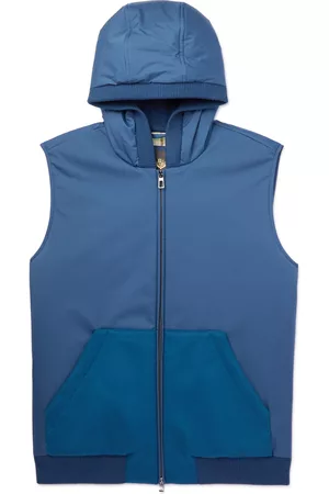 Loro Piana Wallace Storm System® Cashmere-Trimmed Padded Nylon Hooded Gilet - Men - - XXL