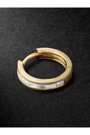 JACQUIE AICHE Diamond Single Hoop Earring - Men
