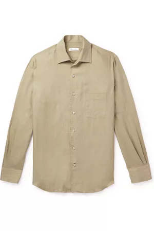 Loro Piana Arizona Linen Shirt - Men - - L