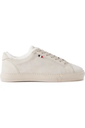 Moncler New Monaco Shearling-Lined Suede Sneakers - Men - - EU 41