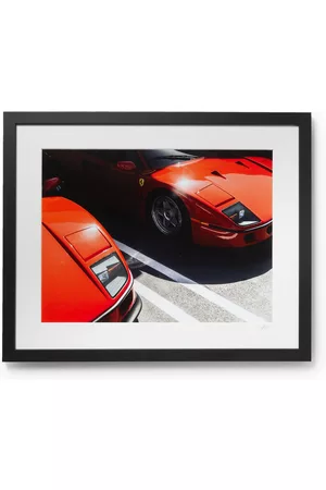 Sonic Editions Framed 2018 Two Ferrari F40s Print, 16"" x 20"" - Men