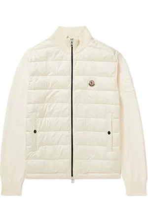 Moncler Panelled Cotton and Quilted Shell Down Zip-Up Cardigan - Men - - XXL