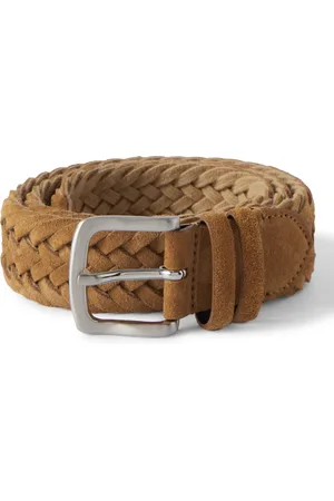 Mr P. 3.5cm Woven Suede Belt - Men - - EU 105