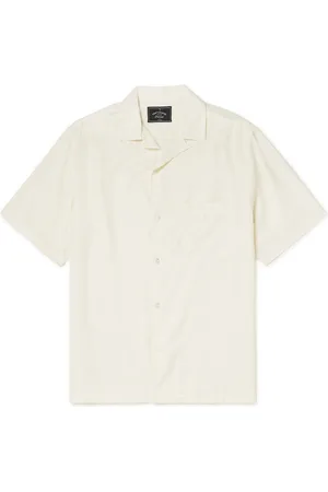 Portuguese Flannel Camp-Collar TENCEL™ Lyocell Shirt - Men - - XL