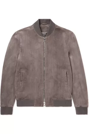 Mr P. Suede Bomber Jacket - Men - - S