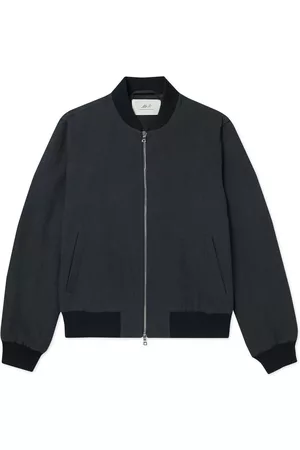 Mr P. Textured Cotton and Linen-Blend Bomber Jacket - Men - - XS