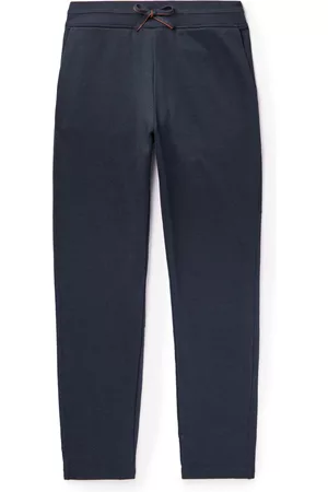 Loro Piana Tapered Cotton and Linen-Blend Fleece Sweatpants - Men - - S