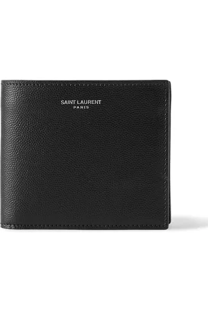 Saint Laurent Pebble-Grain Leather Billfold Wallet - Men