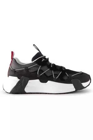 Moncler Compassor Mesh-Trimmed Nubuck and Suede Sneakers - Men - - EU 41