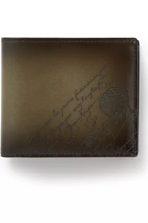Berluti Makore Neo Scritto Venezia Leather Billfold Wallet - Men