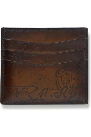 Berluti Bambou Scritto Venezia Leather Cardholder - Men