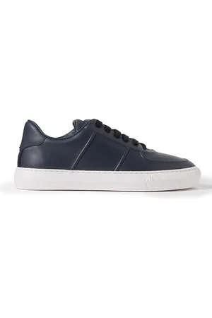 Moncler Neue York Logo-Appliquéd Leather Sneakers - Men - - EU 39.5