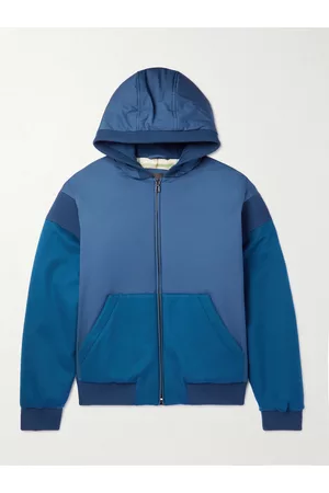 Loro Piana Wallace Panelled Storm System® Nylon and Cashmere Hooded Bomber Jacket - Men - - M