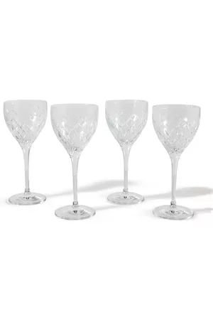 SOHO Barwell Set of Four Crystal Red Wine Glasses - Men
