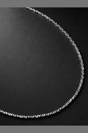 Suzanne Kalan 18-Karat White Tennis Necklace - Men