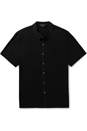 Slim-fit cotton poplin shirt - Men