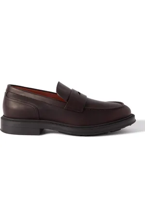 Loro Piana Travis Leather Penny Loafers - Men - - EU 42