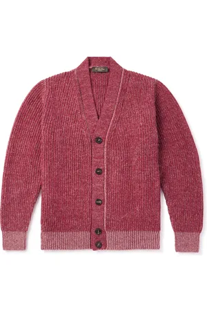 Loro Piana Sey Ribbed Cashmere and Silk-Blend Cardigan - Men - - IT 52
