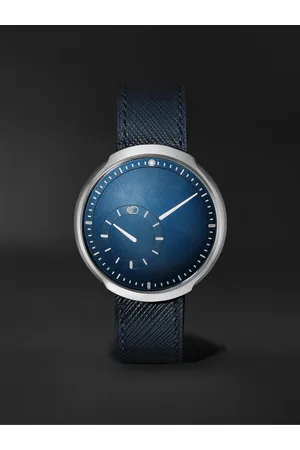 Ressence Type 8 Mechanical 42.9mm Titanium and Leather Watch, Ref. No. TYPE 8C - Men