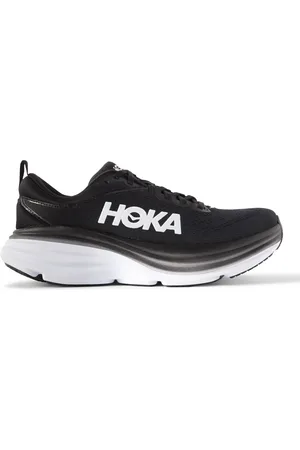 Hoka One One Bondi 8 Rubber-Trimmed Mesh Running Sneakers - Men - - US 8.5
