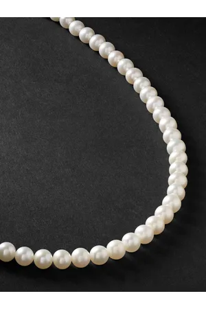 Mateo Gold Pearl Necklace - Men