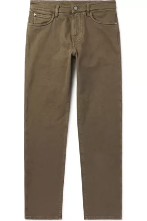 Loro Piana Quarona Slim-Fit Stretch-Cotton Twill Trousers - Men - - UK/US 36