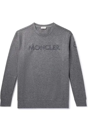 Moncler Logo-Embroidered Wool-Blend Felt Sweatshirt - Men - - M