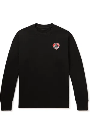 Moncler Logo-Appliquéd Cotton-Jersey Sweatshirt - Men - - S