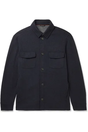 Loro Piana Mélange Cashmere-Blend Overshirt - Men - - XXXL