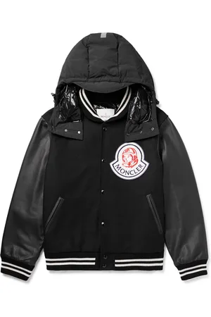 MONCLER Ouveze Logo-Appliquéd Shell Bomber Jacket for Men