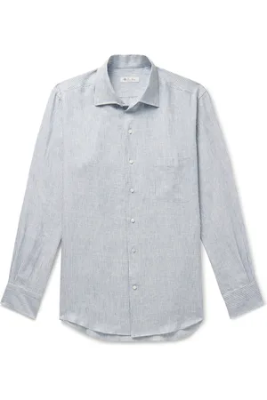 Loro Piana André Striped Linen Shirt - Men - - M