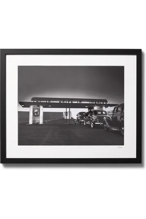 Sonic Editions Framed 1948 Fly In, Drive in Movie Print, 16" x 20" - Men